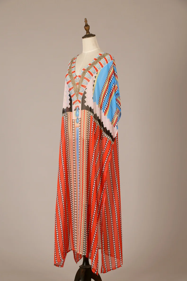 Пляжное платье оверсайз из шифона пляжный купальник накидка халат Пляжная