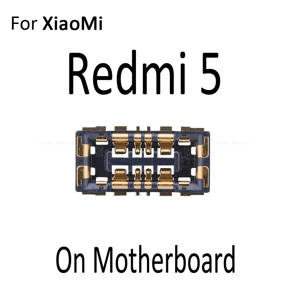 2 шт. Батарея Разъем Держатель контактов для Xiaomi mi 5X A1 A2 6X Red mi 5 6plus 6A Note 4 4X Pro 5 5A 7 Pro на материнской плате - Цвет: For Redmi 5