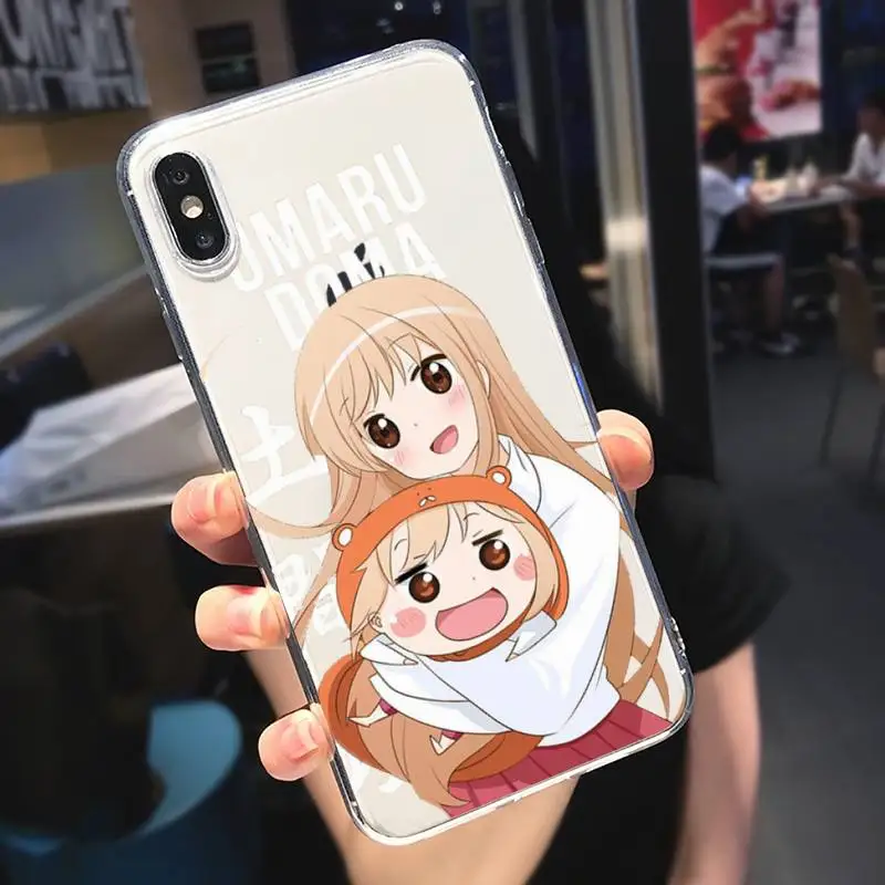 

cute Umaru chan Anime Doma Umaru Phone Case Transparent soft For iphone 5 5s 5c se 6 6s 7 8 11 12 plus mini x xs xr pro max