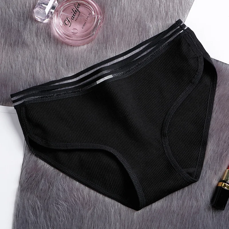 Трусики женские хлопковые антибактериальные 3 шт./лот | Женская одежда