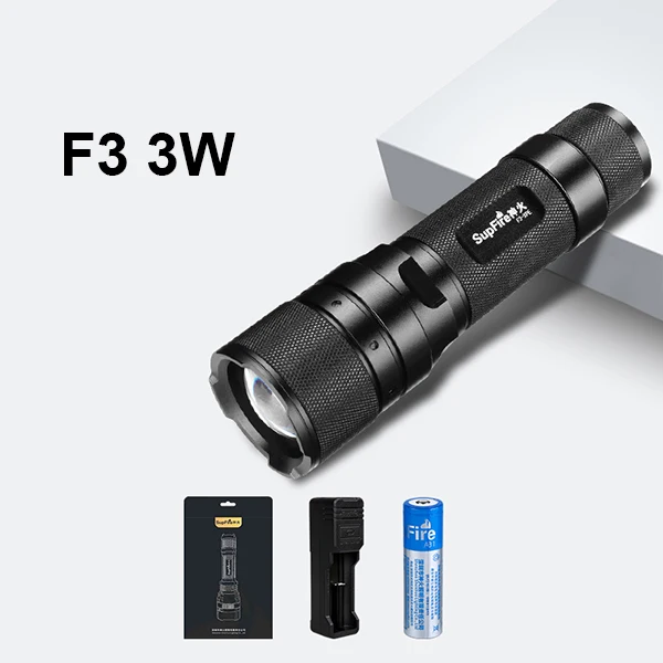F3-XPE with battery Zoom Flash светильник F3 светодиодный фонарь светильник Точечный светильник 2000lm полицейский вспышка ручной светильник Linterna светодиодный для Sofirn Fenix O светильник Nicron Convoy - Испускаемый цвет: F3-XPE with battery