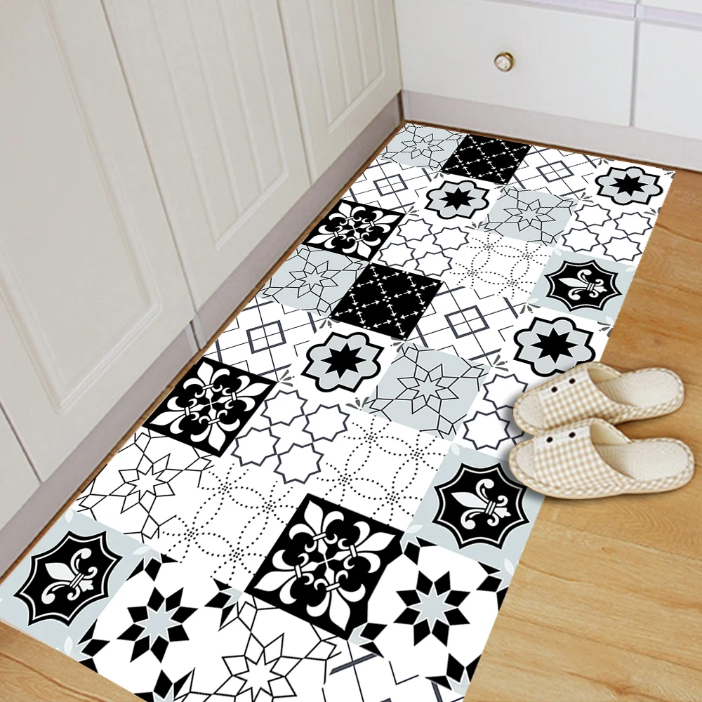 10pcs gray retro pattern tiles sticker matte surface hard wearing wall decals kitchen bathroom tile floor renovation diy sticker free global shipping