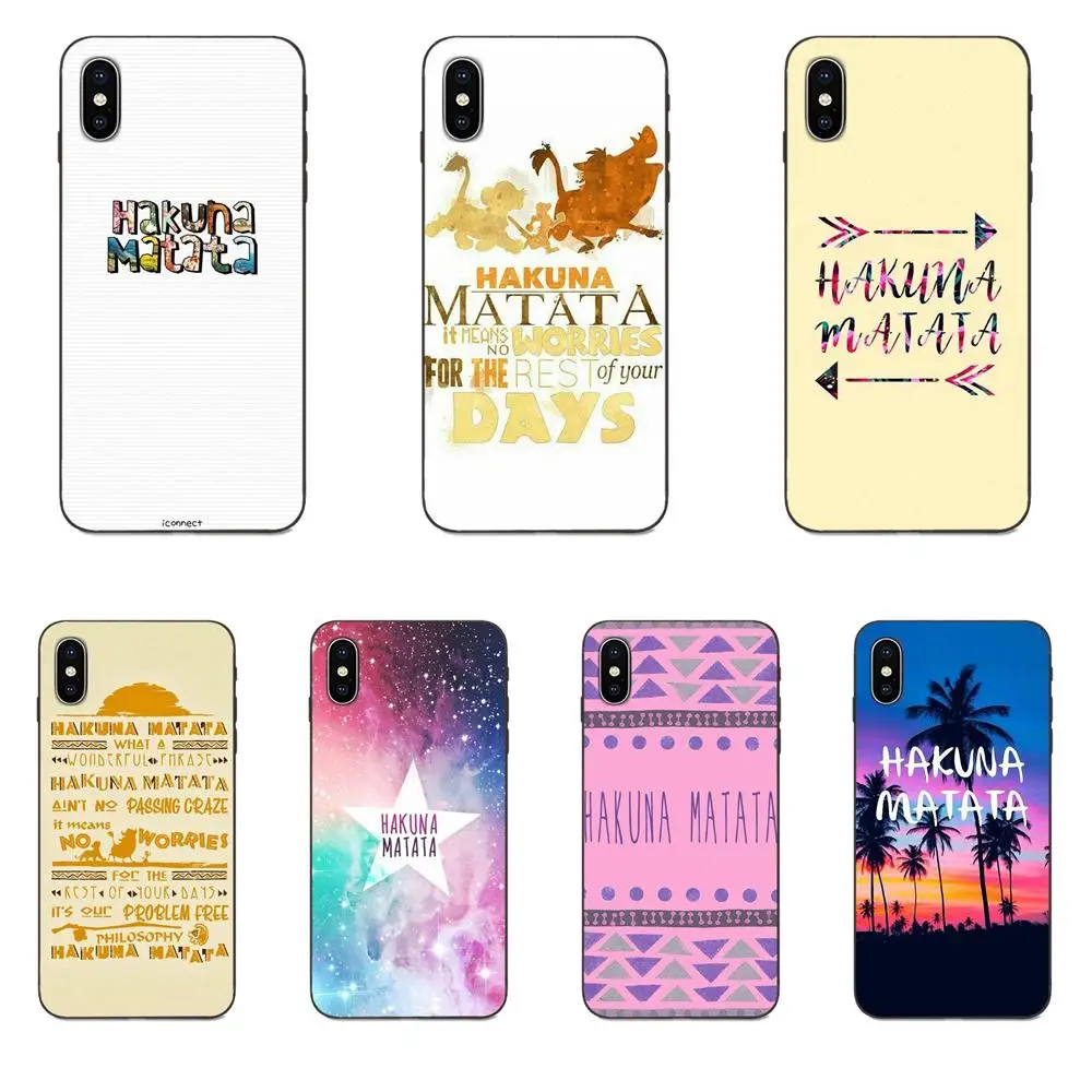 Hakuna Matata Король Лев для huawei nova 2 2S 3i 4 4e 5i Y3 Y5 II Y6 Y7 Y9 Lite Plus Prime Pro 2017 2018 2019 стильный
