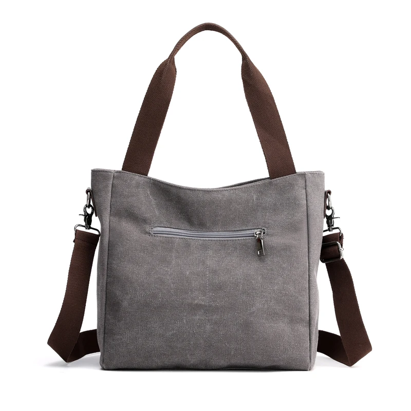 Большая женская сумка Piler Женская Холщовая Сумка наплечная через плечо винтажная