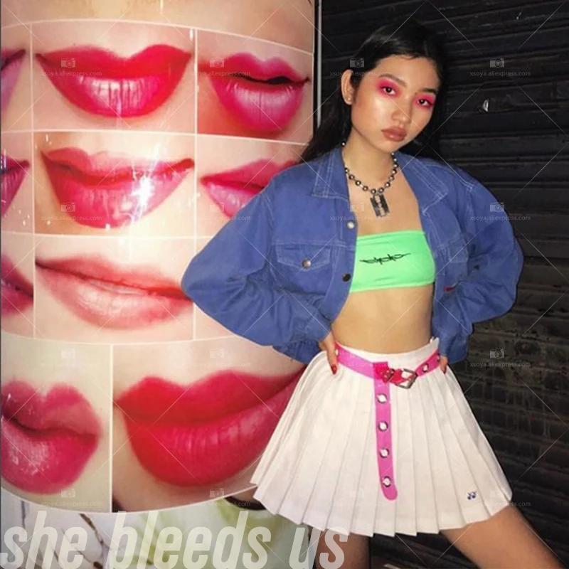 Винтажное ожерелье для женщин подвеска с лезвием друзей панк поп Готическая цепь