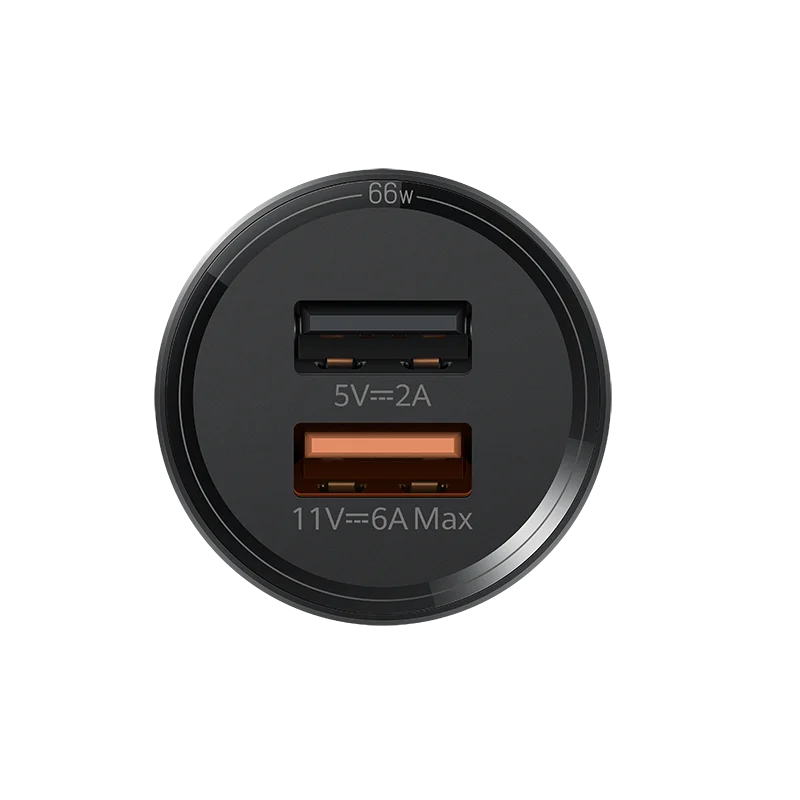 Автомобильное зарядное устройство HUAWEI двойной USB-кабель Type-C быстрая зарядка