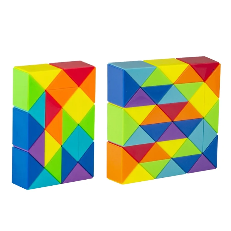

2021 New Colorful Ruler Snake/Boys Detachable Rule Puzzle Cube