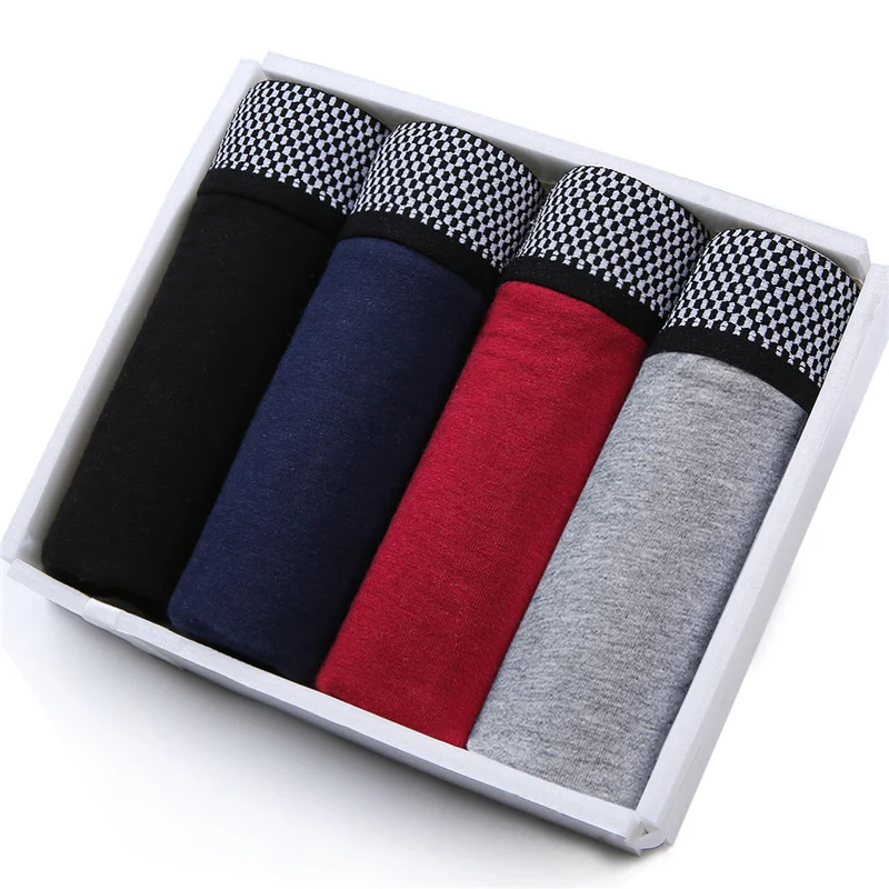 Трусы-боксеры мужские х/б Брендовое нижнее белье пикантные шорты-боксеры |