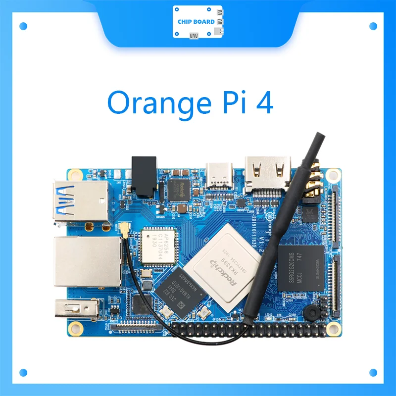 

Orange Pi 4 4GB DDR4+ 16G EMMC Rockchip RK3399 Dual-coreCortex-A72+Quad-core Cortex-A53 Development BoardSupport Android,ubuntu