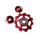 До 11 ти лет Алюминий сплав MTB велосипед задний переключатель шкив опорное дорожный велосипед направляющий натяжитель ролика часть Велоспорт аксессуар