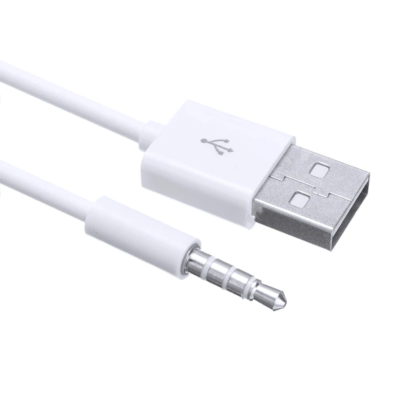 Mayitr 1 шт. 100 см 3 5 мм AUX аудио Штекерный разъем к USB 2 0 шнур для кабелей передачи