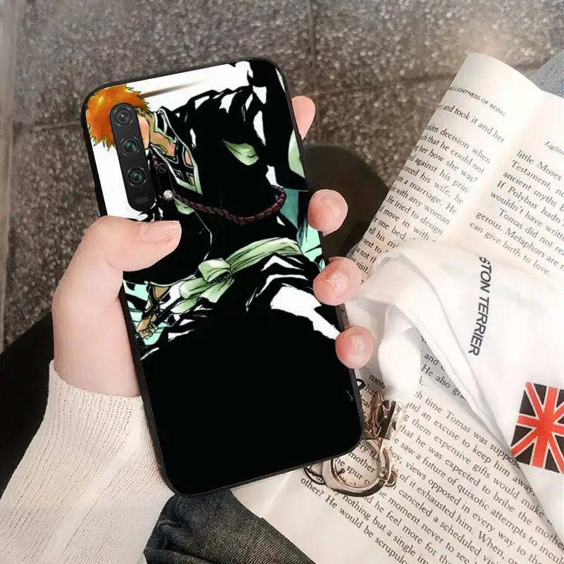 

Bleach Ichigo Kurosaki Anime TPU Phone Case Black For Huawei Honor 7A/8X/9/9Lite/10/10Lite 9X 20 20S View30/30Pro Cases