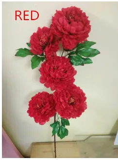 

Big 5 head artificial peony decorative flowers fake flowers home wedding party family holiday party decorative flowers, backgrou