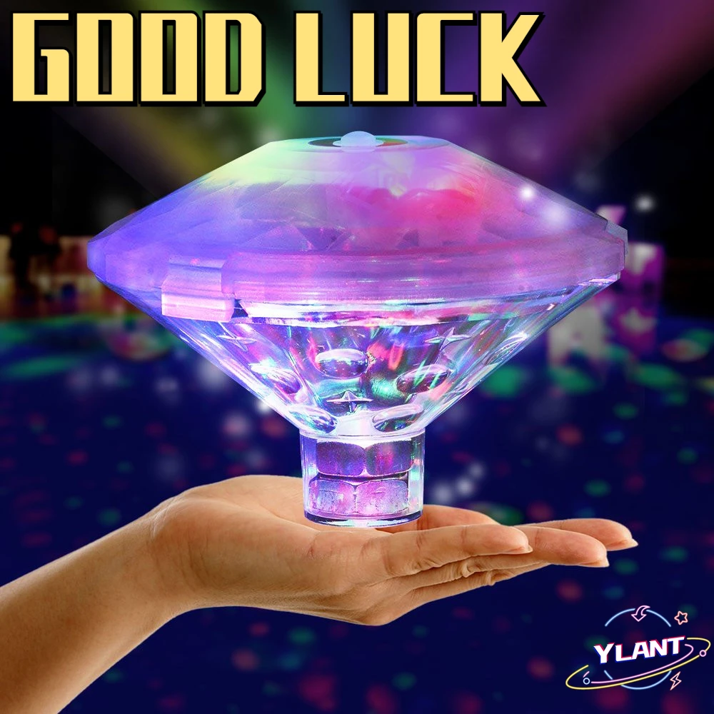 

Ylant Floating Underwater Light RGB Submersible LED Disco party Light Glow Show Swimming Pool Hot Tub Spa Lamp Baby Bath Light