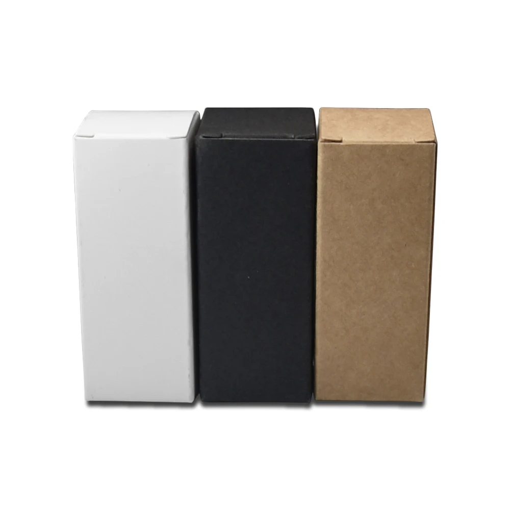 50 шт./лот маленькая Подарочная коробка из крафт бумаги коричневая бумага губная