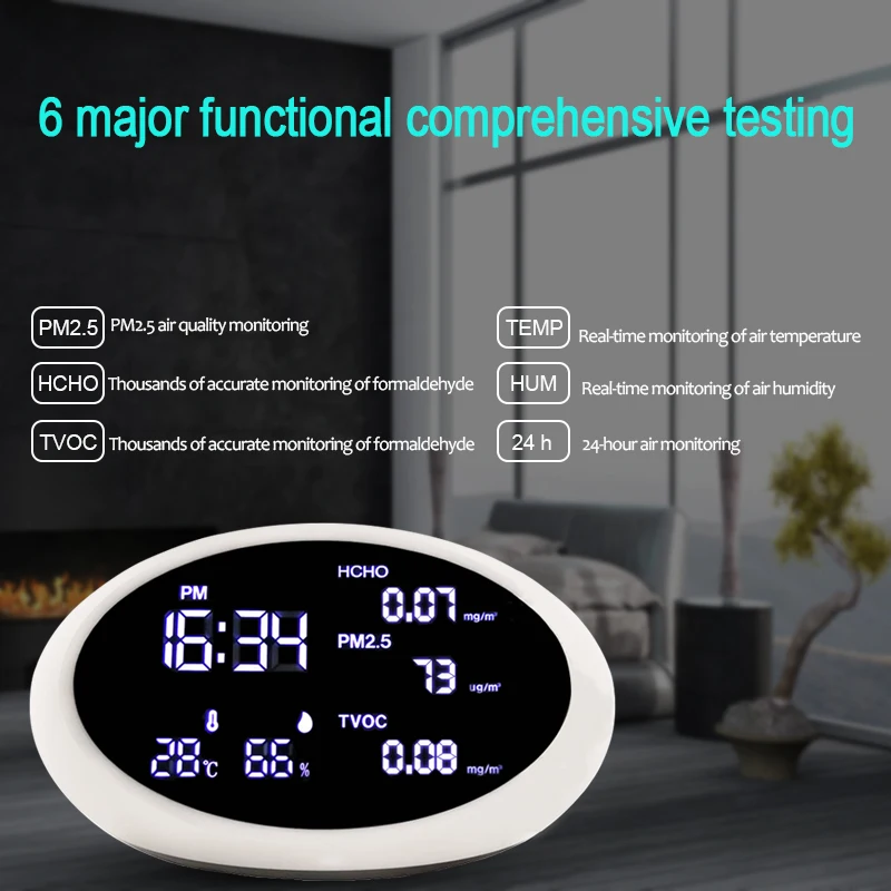 Анализатор воздуха PM2.5 анализатор измеритель температуры и влажности |