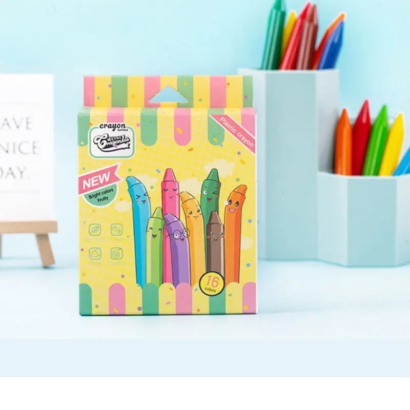 16 цветов профессионально цветные карандаши для рисования детей школьные