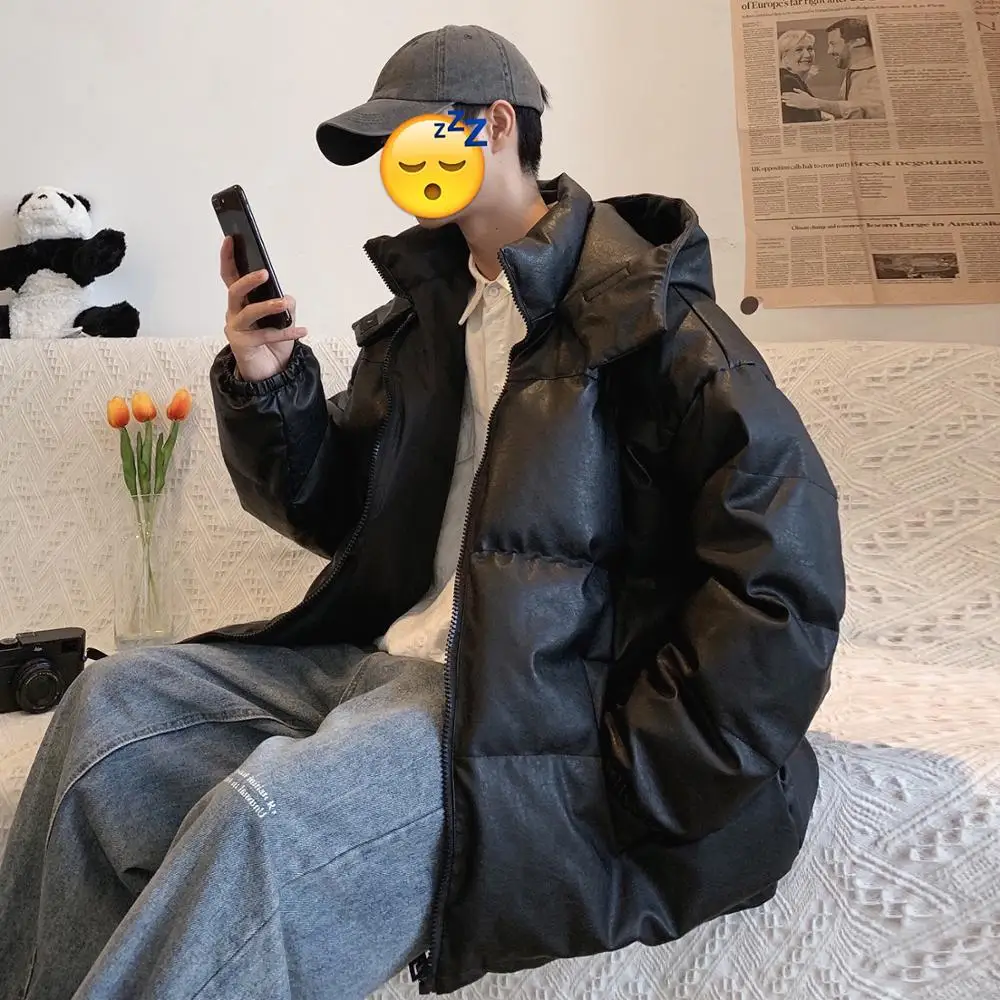 

2020 Winter Men Parka Casual Oversize Men Warm Winter Coat Men Thicken Zipper Jackets Woman Streetwear Parka