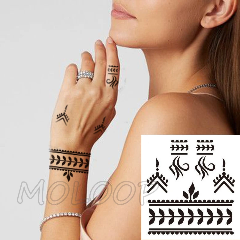 Водостойкая тату наклейка стрела треугольник планшетория искусство|Временные