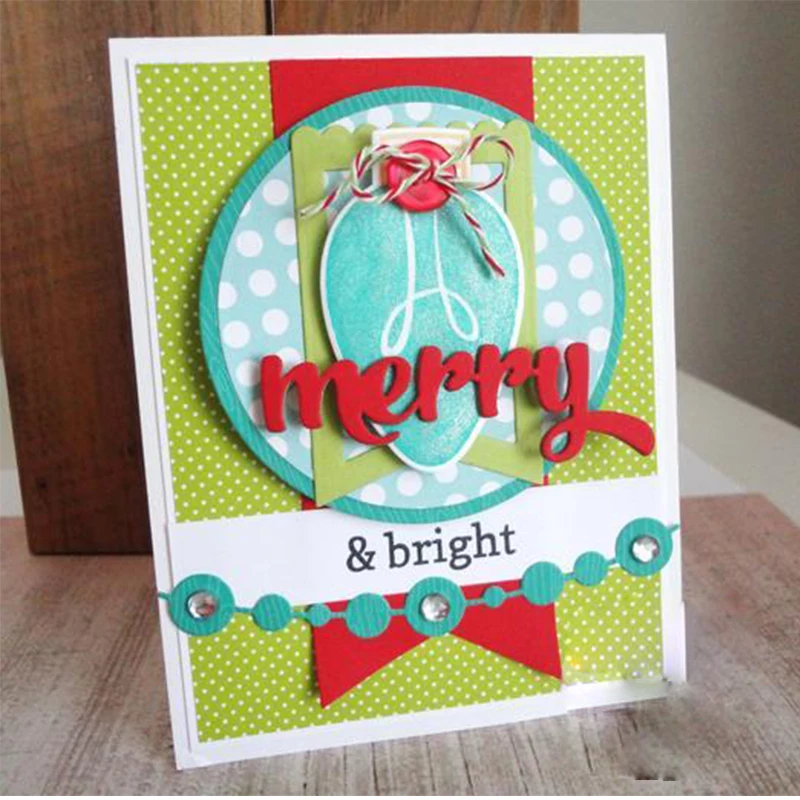 Украшения для скрапбукинга Снежный мир JOY веселые металлические режущие головки