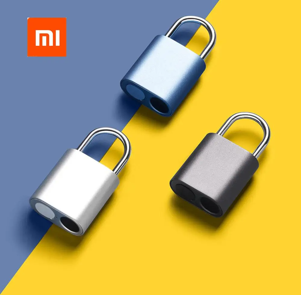 

Xiaomi NOC LOC Fingerprint Padlock Fingerprint One Touch Open IPX7 Waterproof Portable Padlock From Xiaomi System for Smart Home