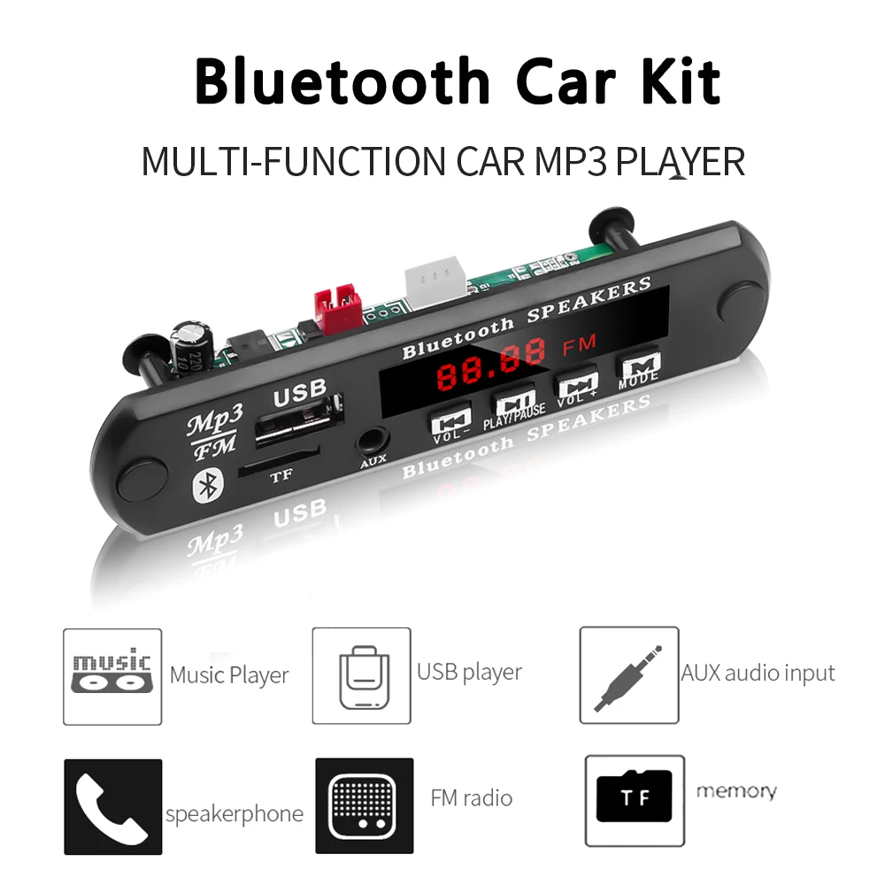 Плата mp3 декодера KEBIDU с Bluetooth устройство чтения MP3 карт модуль аудио аксессуары