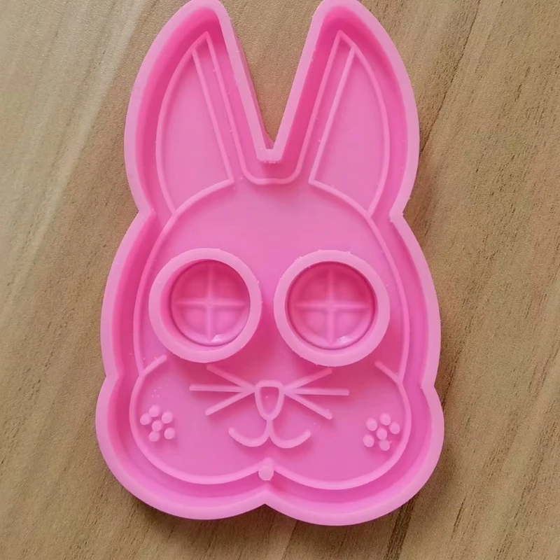 

DIY Crafts Epoxy Resin Mold Animal Shape Defense Keychain Pendant Silicone Mould