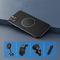 4pcs metal plate magnet mobile stand universal replacement metal plate kit for iphone xiaomi magnetic car mount phone holder