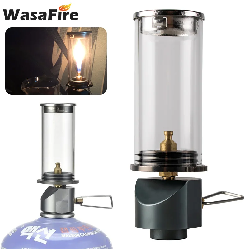 

Outdoor Camping Gas Lantern Emotional Lamp Mini Portable Gas Candle Lights Lamp Outdoor Camping Equipment