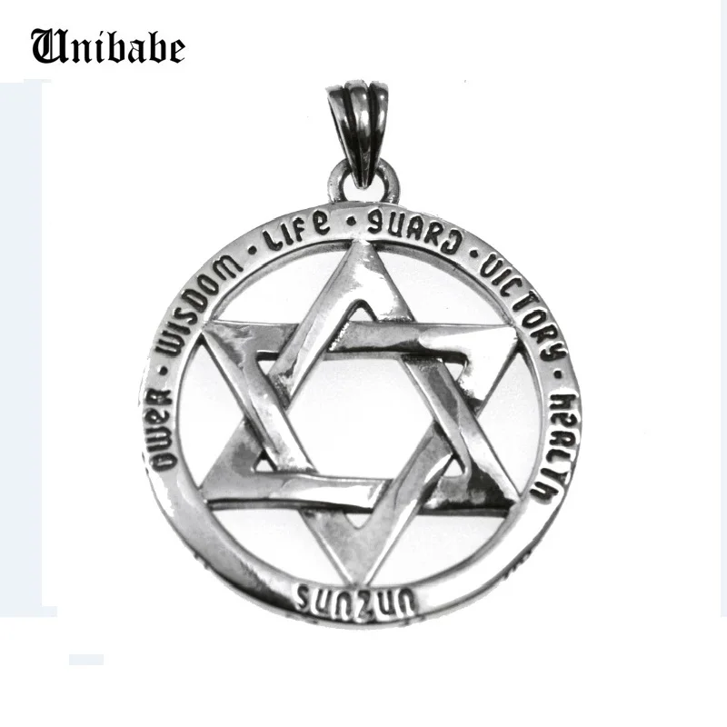 Подвеска пара гексаграммов из тайского серебра 925 пробы|thai silver|thai silver jewelrypendant