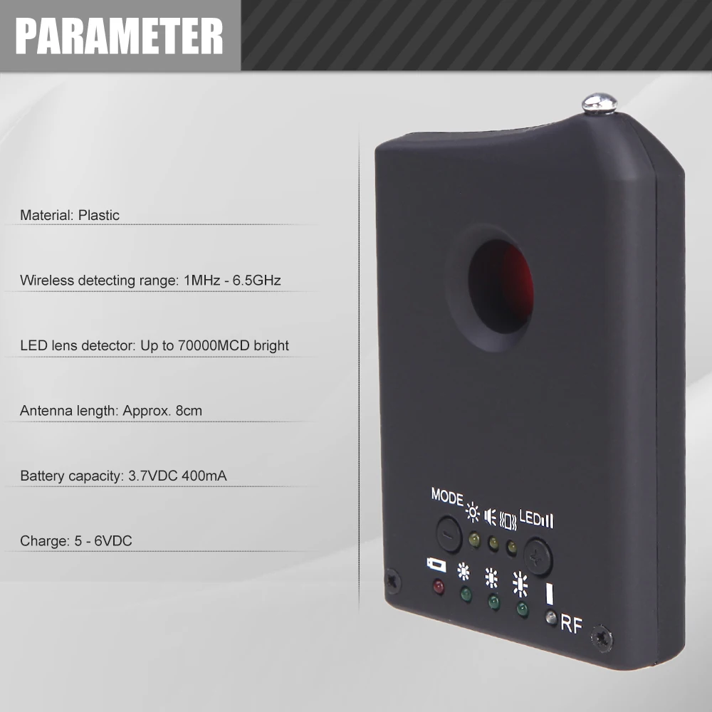 Анти шпион детектора LDRF DT1 Камера GSM устройство для подслушивания Finder GPS сигнала