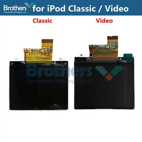 Экран для Apple iPod Video Classic, ЖК-дисплей, ЖК-экран для iPod Classic 3, 6, 7, только ЖК-дисплей для телефона, запасная часть, Протестировано, работает