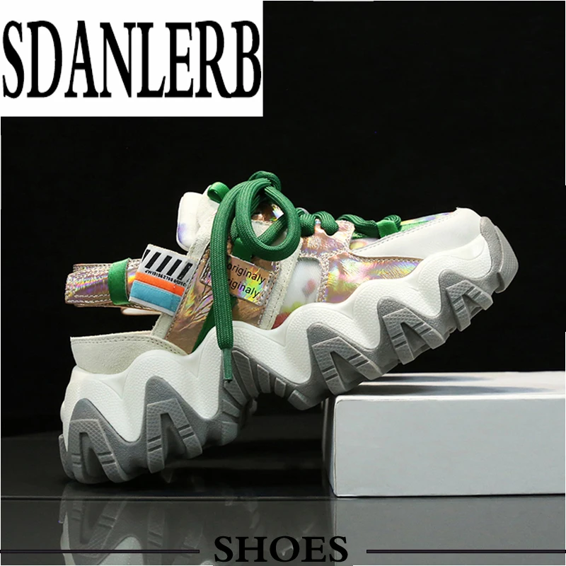 

New Slingback Platform Sandals Women Fashion Summer Chunky Casual Shoes Ladies Sneakers shoes women