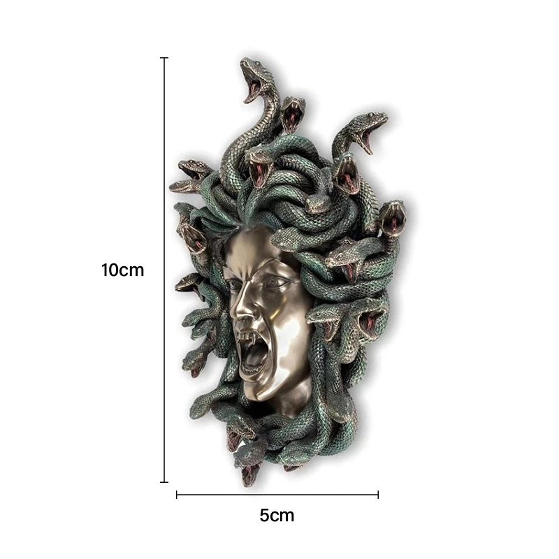 Готическая мифология Medusa легенда статуя в форме змеи Греция настенная миф монстр