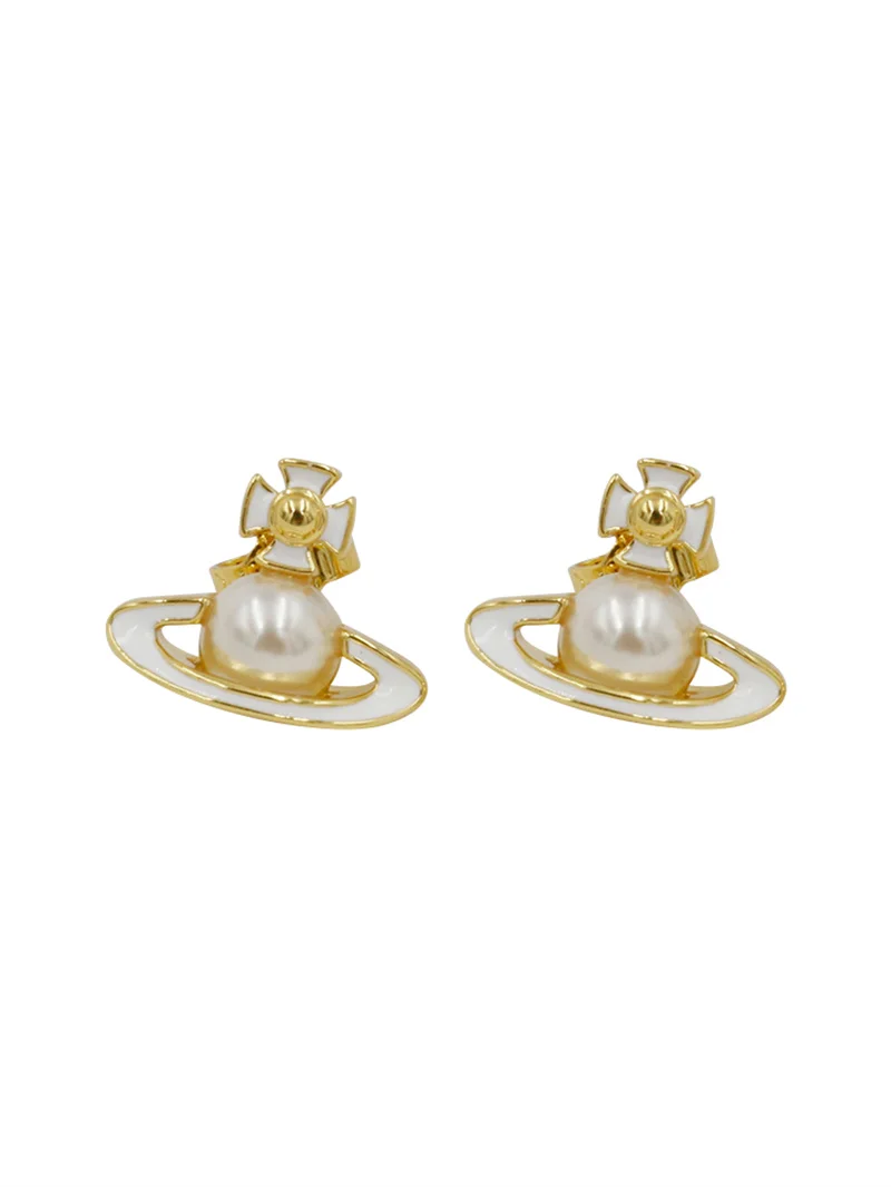 

Pearl Earrings Temperament Commuting Light Luxury Niche Design Personality Simple Versatile Trendy Female Jewelry