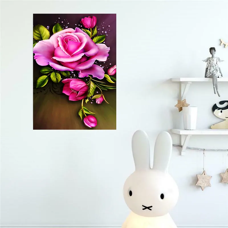 Алмазная 5D картина сделай сам Набор для вышивки с цветами бабочками мозаика