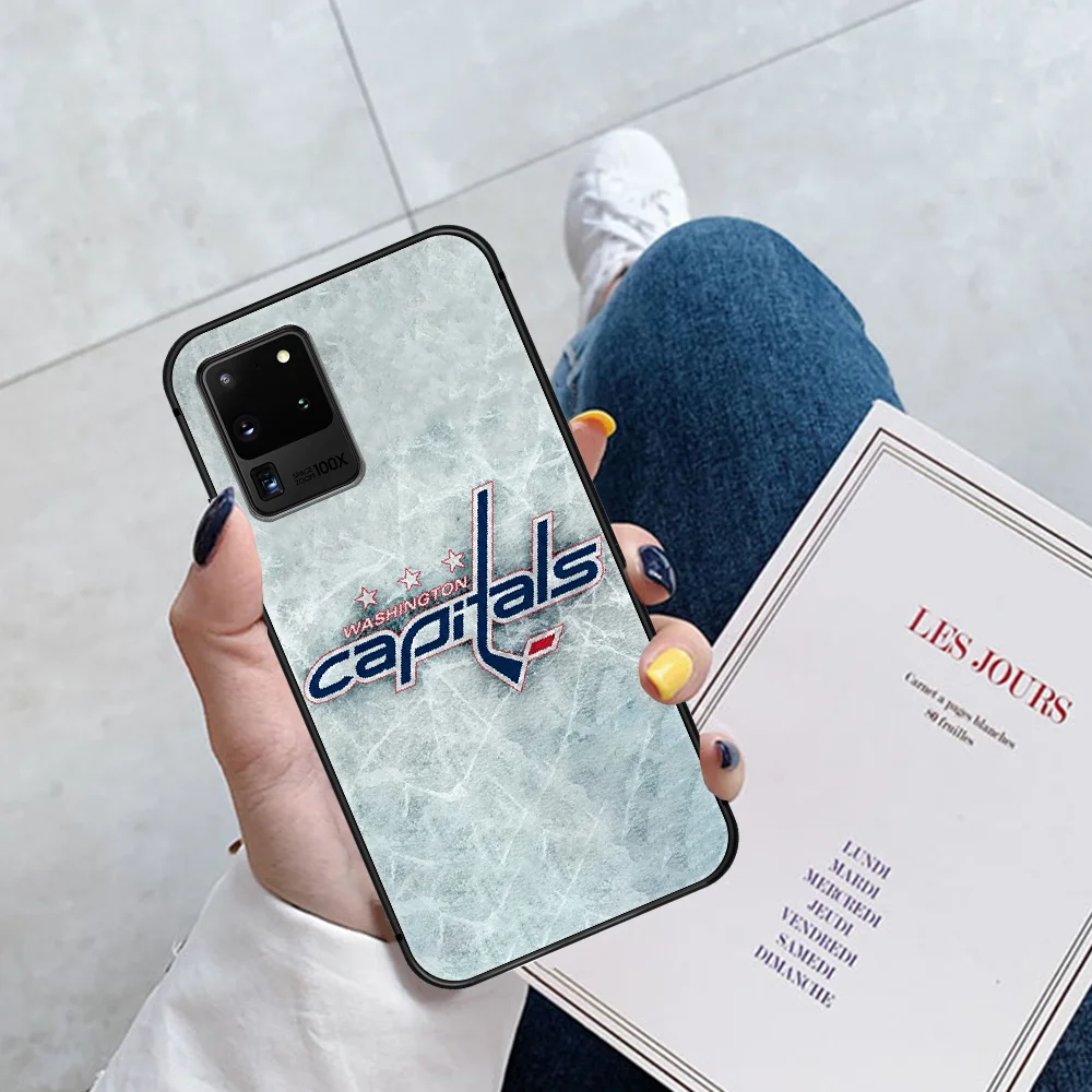 

Capitals Alexander Ovechkin Phone Case Cover Hull For Samsung Galaxy S 6 7 8 9 10 e 20 Edge Uitra Note 8 9 10 Plus black Back