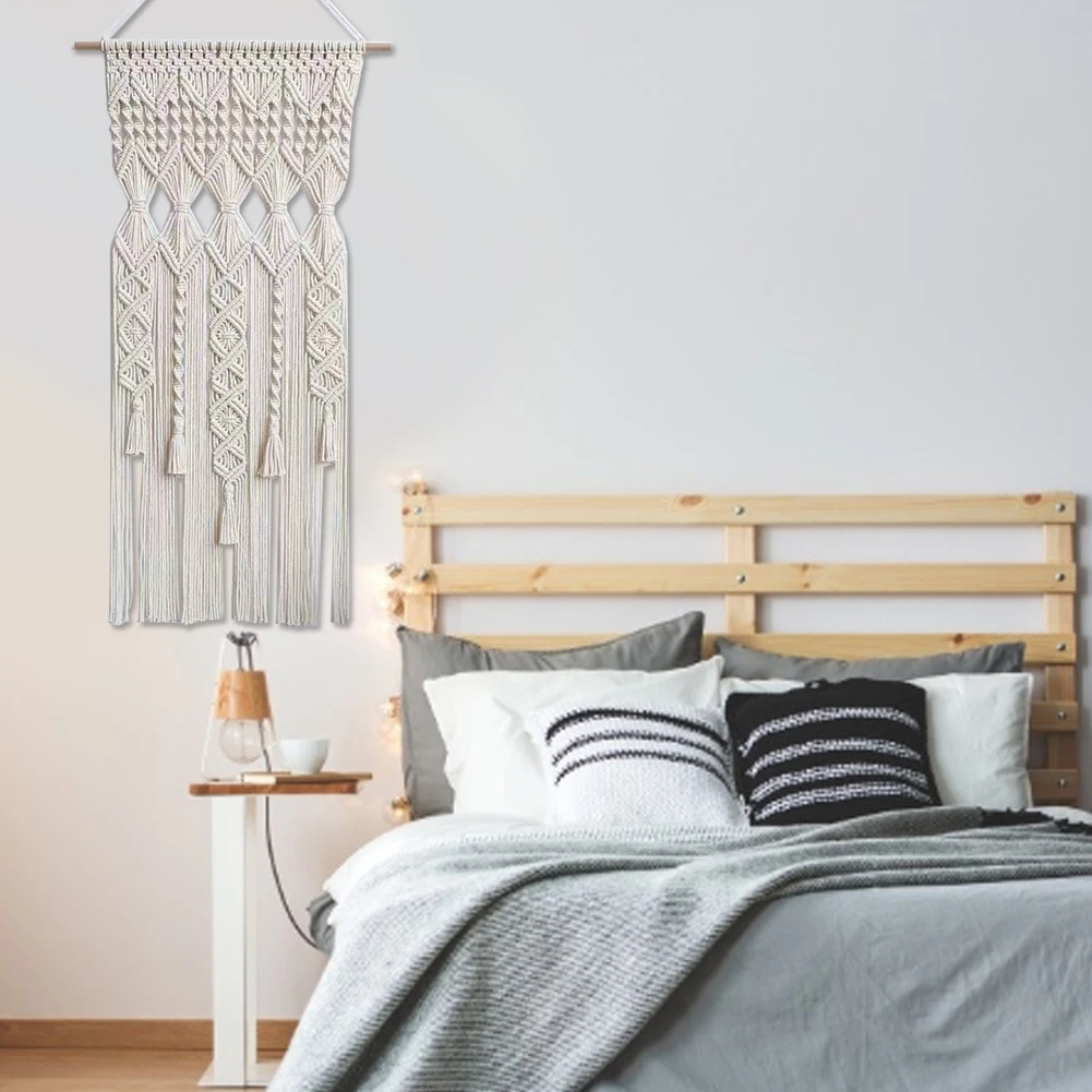 В богемном стиле Тканый гобелен ручной работы настенный художественный Декор