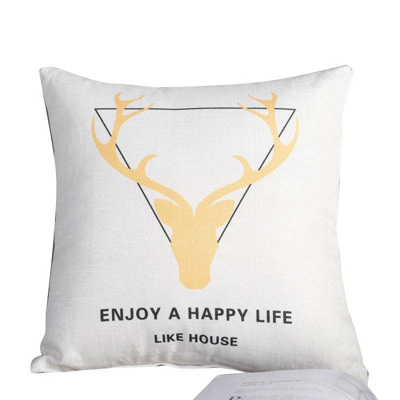 

Nordic Geometric Printed Cushion Cover Pillowcase for Home Decorative Sofa Bed Chair Car Seat Throw Pillow Case 40x40cm/45x45cm