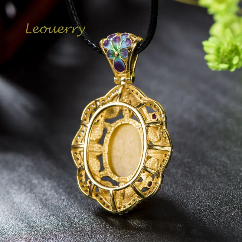 Женское украшение из серебра 925 пробы с восковой подвеской|Подвески| |