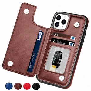 retro pu flip leather case for iphone 13 12 11 pro max xs mini multi card holder phone cases for iphone x 6 6s 7 8 plus se cover free global shipping