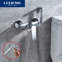 ledeme handheld shower wash with bidet faucet toilet bathroom personal hygiene body bidet sprayer set hose holder l5272
