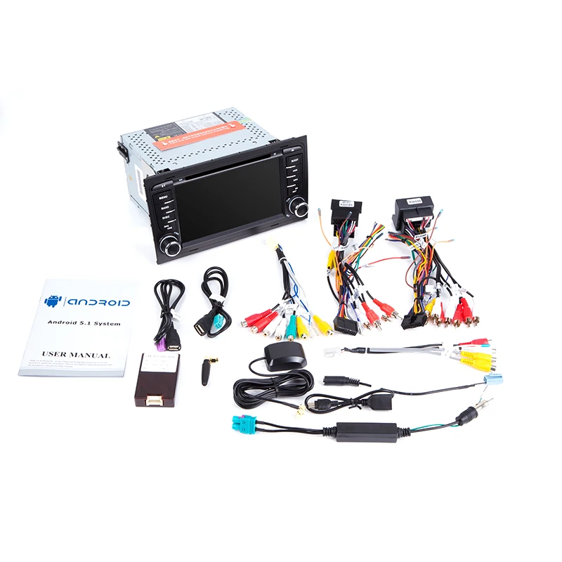 Автомобильный DVD плеер 4 ГБ 64 DSP 2 Din Android 10 радио GPS для Audi A4 B8 S4 B6 B7 RS4 8E 8H B9Seat Exeo