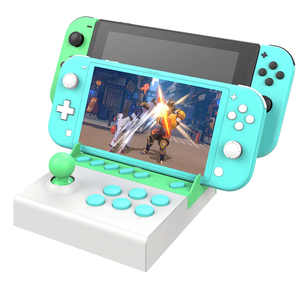 Arcade Game Single Rocker Control Games Joystick for Nintend Switch with 8 Tubro Action Buttons Adapter Handle | Электроника