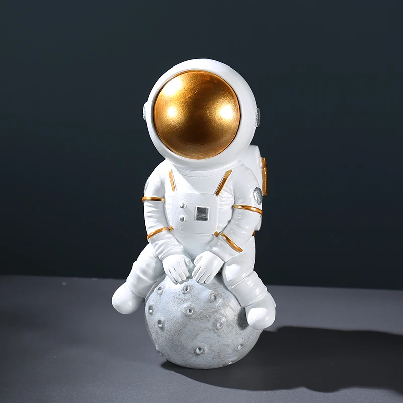 

Astronaut TV Cabinet Wine Cabinet Small Jewelry Modern Creative Desktop Decoration Spaceman Children's Room Nordic Decorations