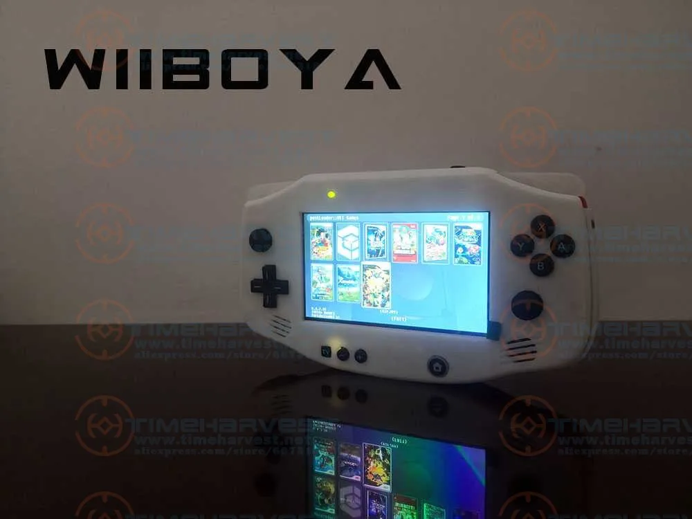 Verkauf 4,3 Zoll IPS LCD WIIBOYA Arcade Game Boy Geändert Durch WII Motherboard Gameboy Mit Doppel Joystick KEINE Raspberry Pi Nicht Simulator