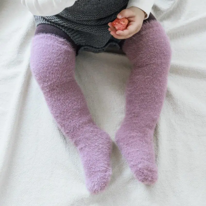 

Winter Autumn Newborn Baby Socks Cotton Knit Knee High Warm Socks for Girls Boys Toddler Cute Sock Baby Stuff New Born