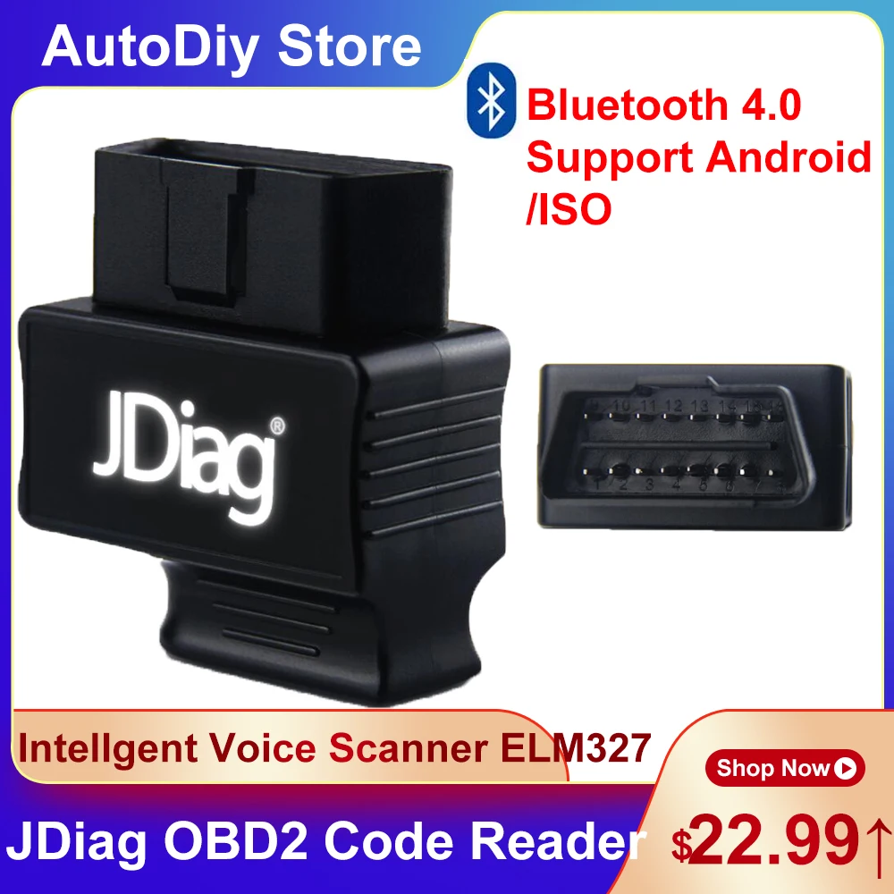 Сканер JDiag FASLINK M2 Echo ELM327 Bluetooth 4 0 профессиональные диагностические инструменты elm327