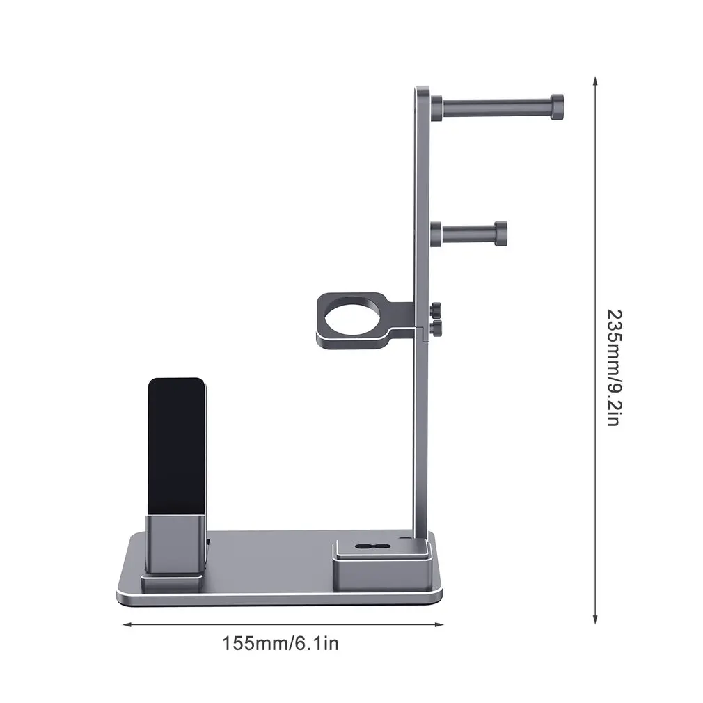 Новая многофункциональная алюминиевая зарядная подставка 6 в 1 станция держатель