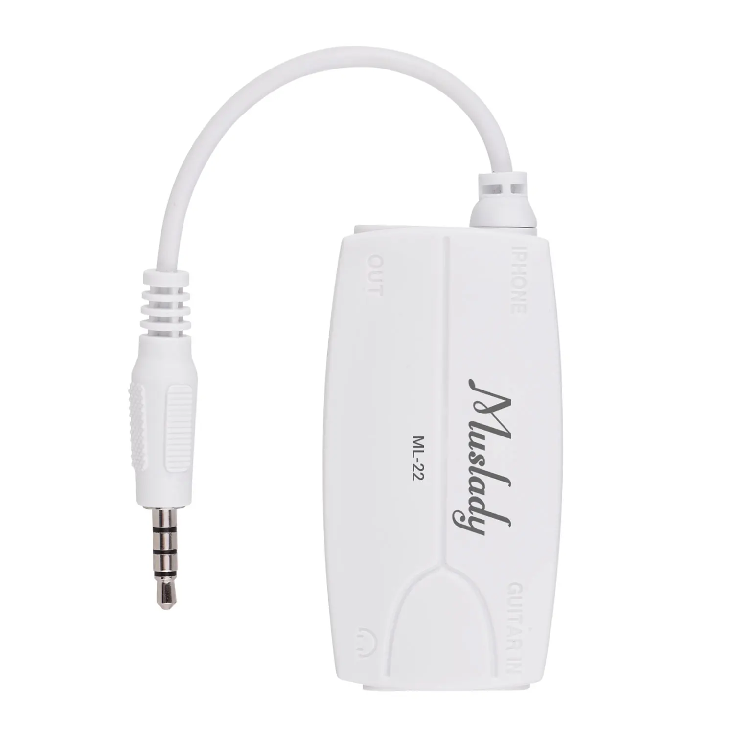 Muslady ML-2 гитары разъем адаптера конвертер электрическая бас-гитары для Мобильный